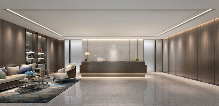 房地產公司辦公室裝修設計效果圖