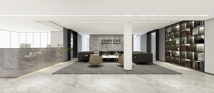 杭州律師事務所辦公室裝修設計效果圖