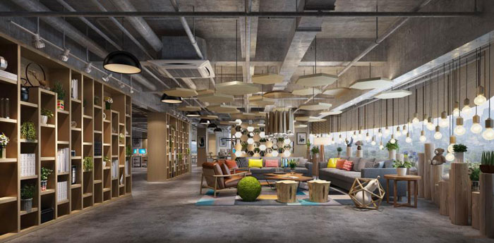 杭州崇賢辦公室裝修設計效果圖