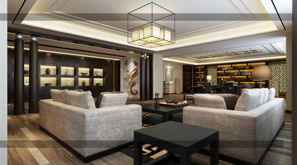 董事長辦公室裝修設(shè)計(jì),相對封閉