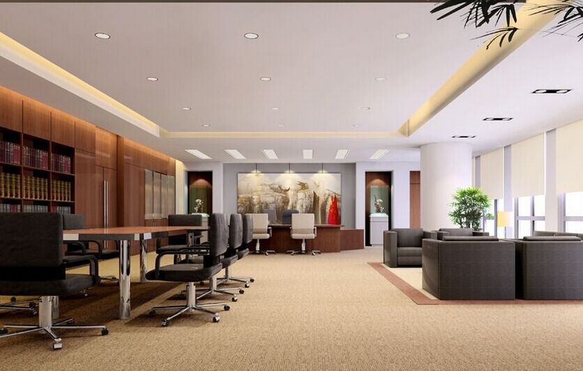 相對寬敞的董事長辦公室設(shè)計(jì)