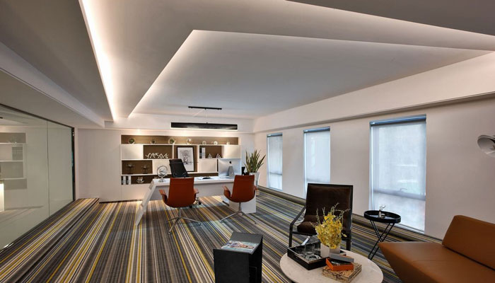 LOFT風格總經理辦公室裝修設計效果圖