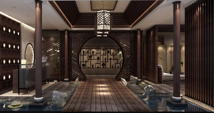 養(yǎng)生會所過道裝修設(shè)計(jì)案例效果圖