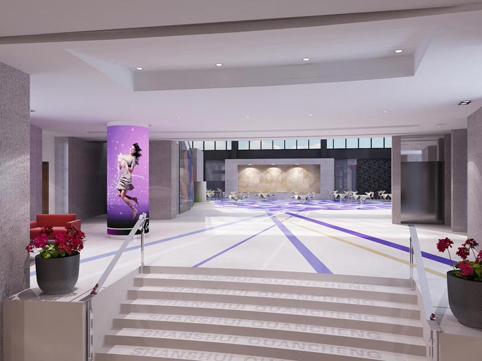 現代、古典混搭美容院接待廳裝修設計案例效果圖