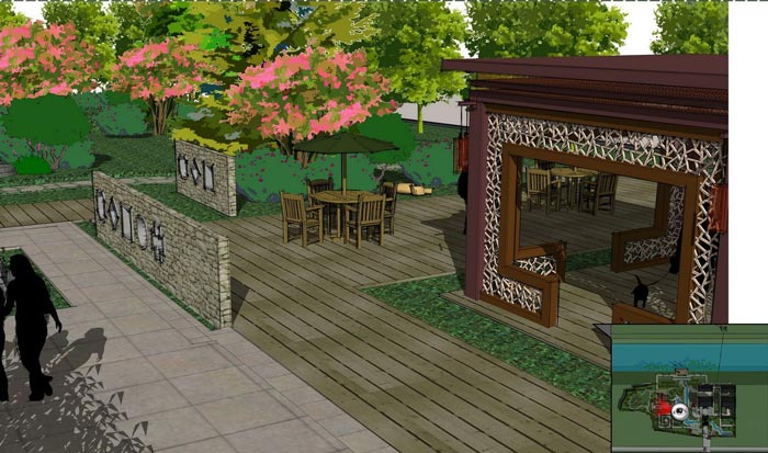 中式茶館設計,推崇淡泊、平和