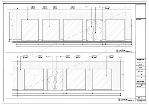 商場深化設計施工圖一層立面圖58