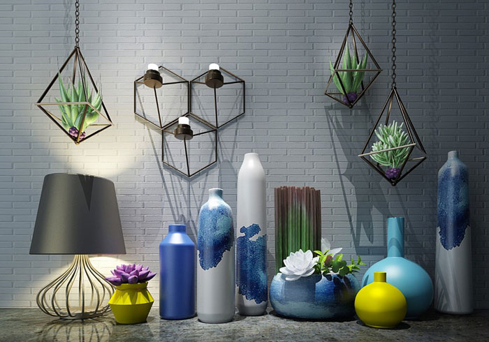 室內空間配飾效果圖