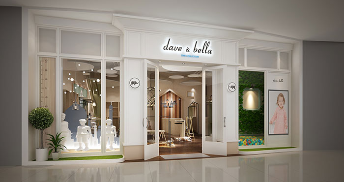 個性童裝專賣店裝修設計案例效果圖