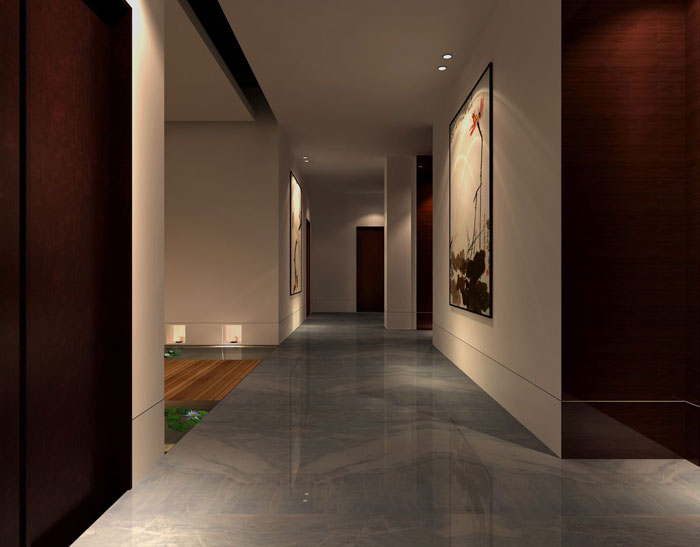 私人高端會所過道裝修設計案例效果圖
