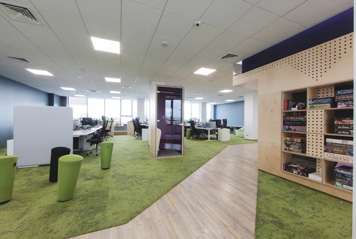 網絡游戲開發商辦公區域辦公室裝修設計案例