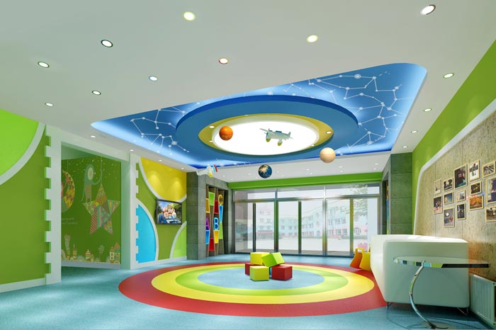 幼兒園門廳裝修設(shè)計(jì)案例