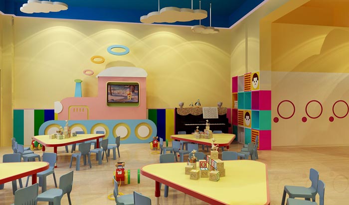 幼兒教育機構(gòu)教室裝修設(shè)計案例