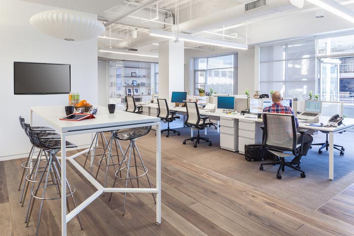 廣告公司辦公室進門區域裝修設計案例效果圖