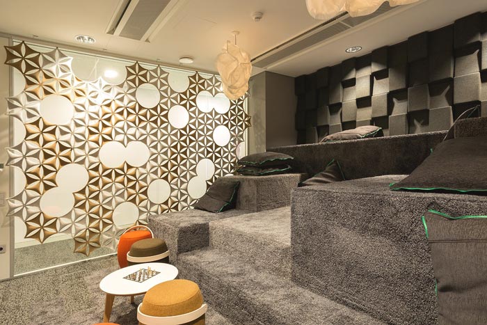 軟件開發公司辦公室閱讀區域裝修設計案例效果圖