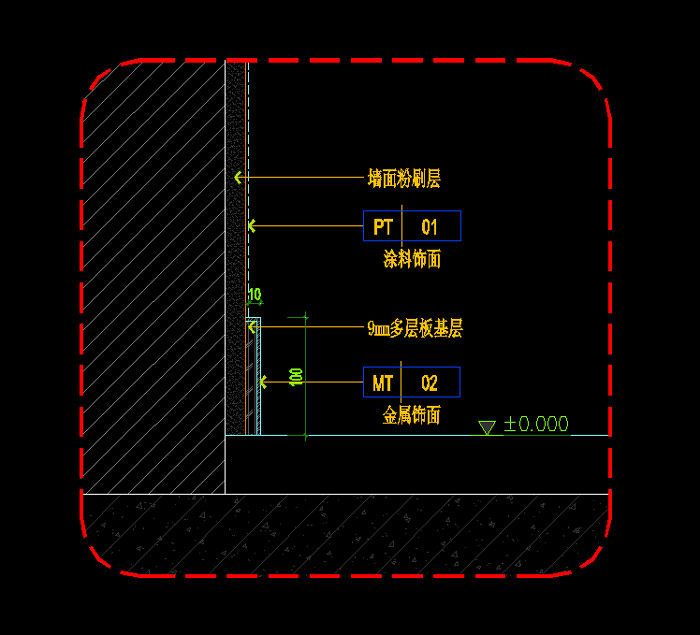 施工節點圖部分示意圖