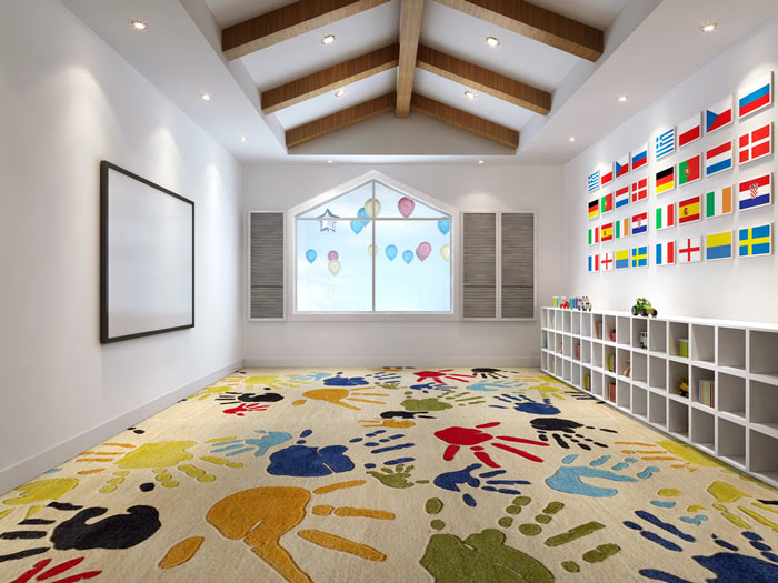 學前教育學校教室裝修設計案例效果圖