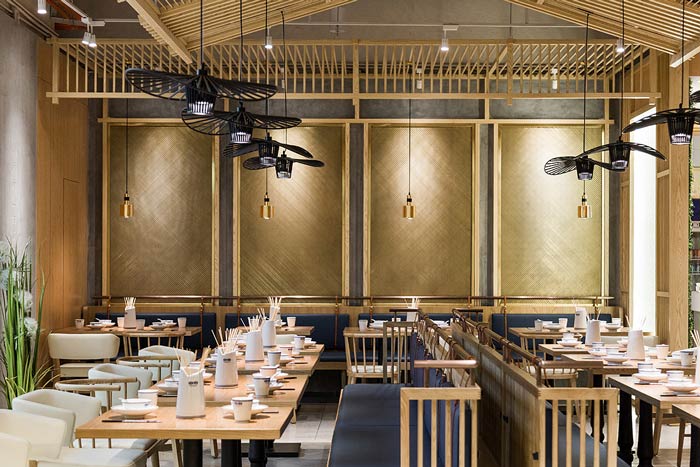 串串香小吃店餐區裝修設計效果圖