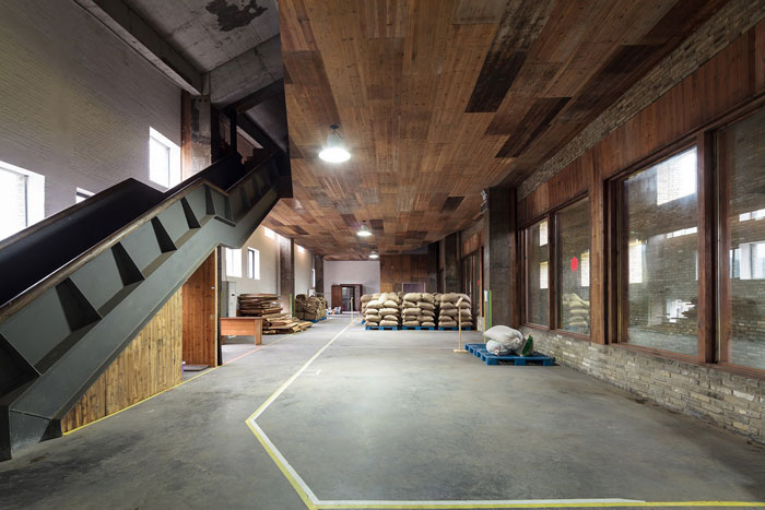 茶籽油廠房原料區裝修設計效果圖