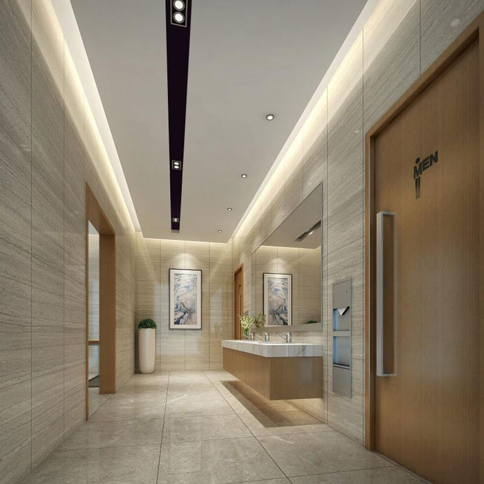 杭州濱江辦公室洗手間裝修設計效果圖