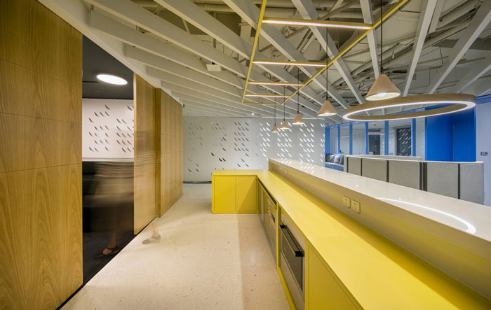 企業總部辦公室咖啡區效果圖