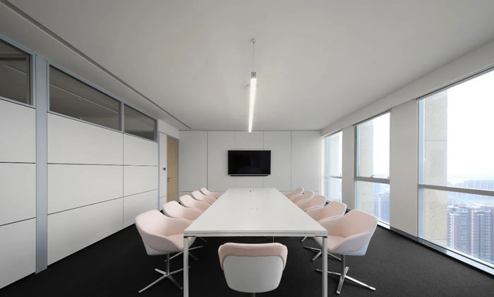 企業(yè)總部辦公樓會議室裝修設(shè)計(jì)效果圖