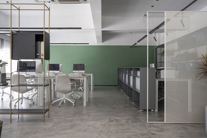 家具公司辦公室辦公區(qū)裝修設(shè)計(jì)效果圖