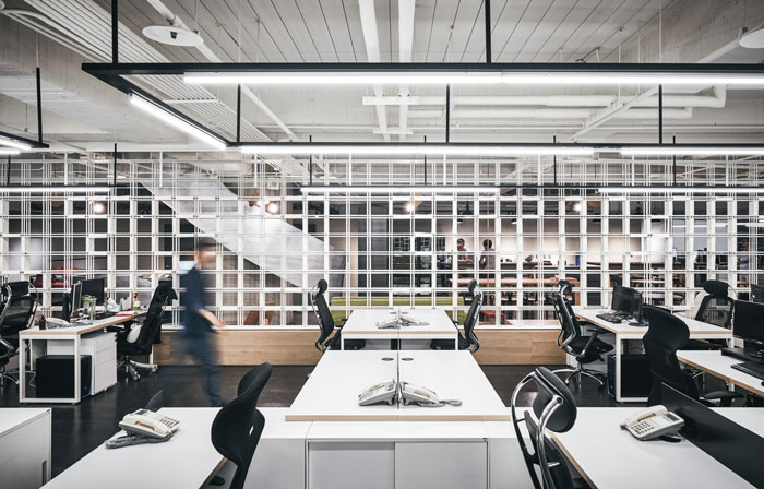 科技公司辦公室辦公區裝修設計效果圖