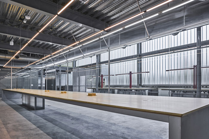 廠房辦公室實驗室長桌裝修設計效果圖