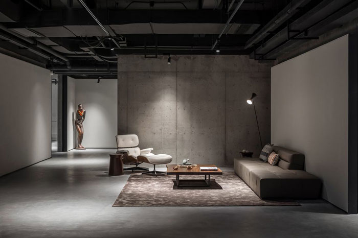 智能辦公室進門區裝修設計效果圖