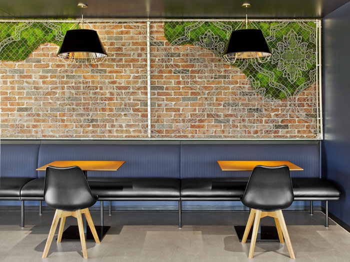 網絡公司辦公室交流區裝修設計效果圖