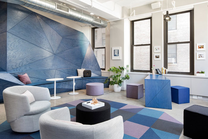 音樂制作公司辦公室接待區裝修設計效果圖