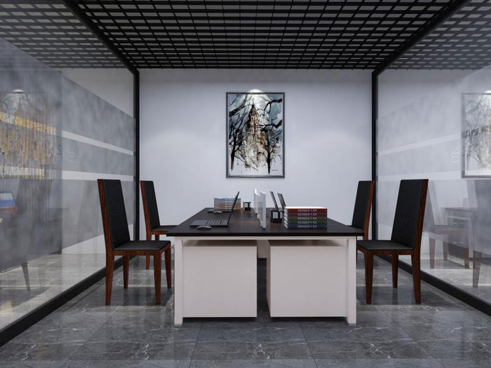 杭州喬司辦公室辦公區裝修設計效果圖