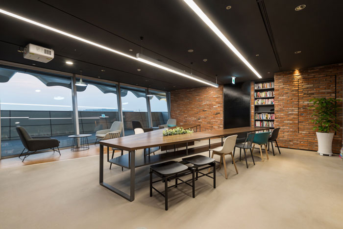 塑料材料公司辦公室閱讀區裝修設計效果圖