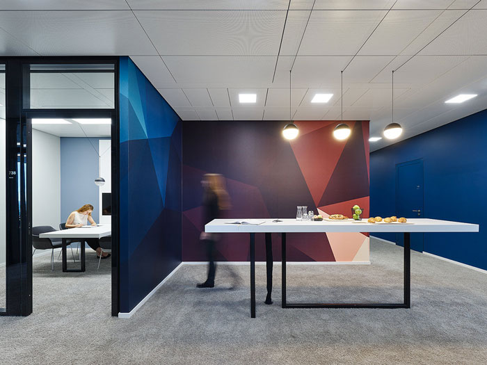 咨詢公司辦公室水果臺裝修設計效果圖