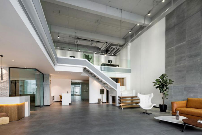 杭州loft風格辦公室裝修設(shè)計效果圖