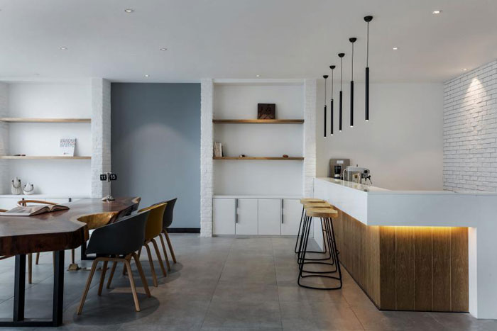 杭州loft風格辦公室裝修設(shè)計效果圖