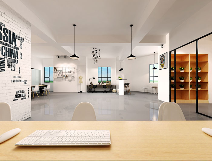 簡單辦公室會議室裝修設計效果圖