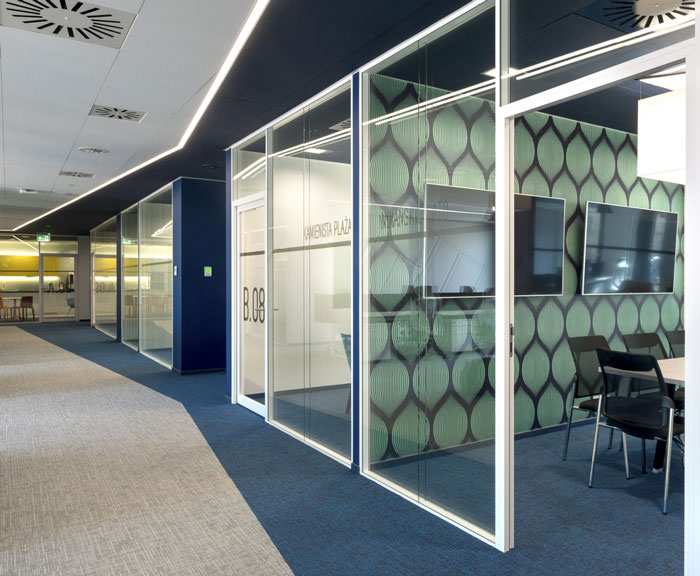 涂料公司辦公室過道裝修設計效果圖