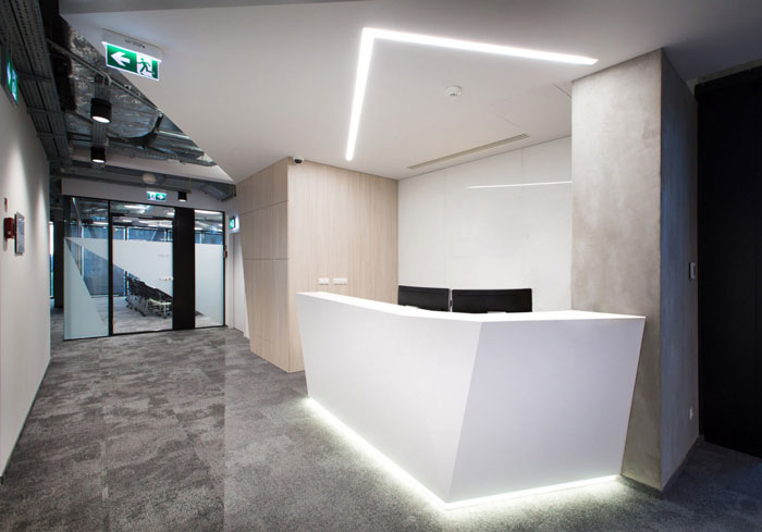 商務(wù)辦公室前臺裝修設(shè)計(jì)效果圖