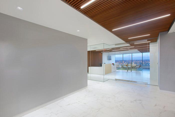 會計事務所辦公室進門區域裝修設計實景圖