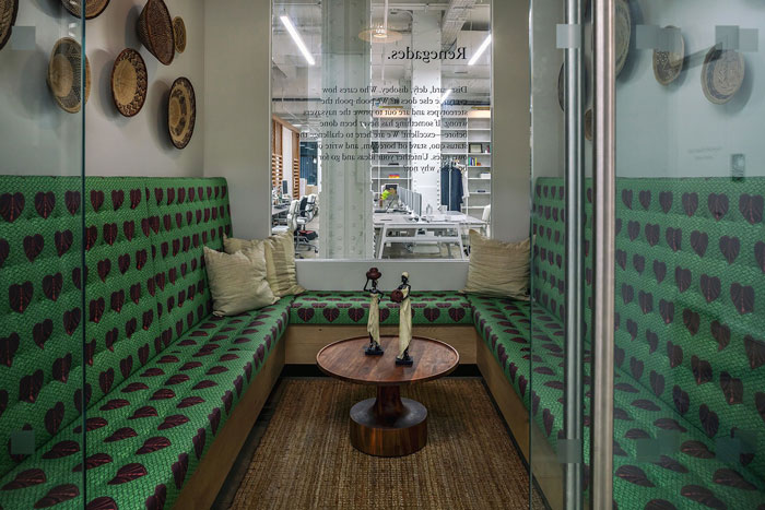 時尚辦公空間交流區裝修設計效果圖