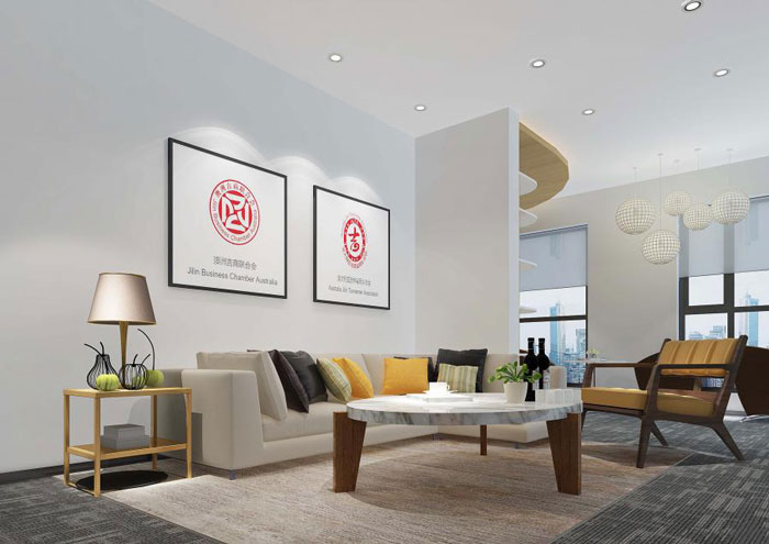 杭州蕭山辦公室接待區(qū)裝修設計效果圖