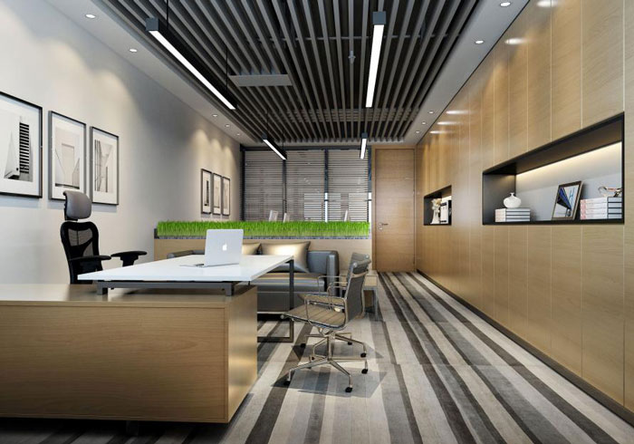 杭州勾莊辦公室辦公區裝修設計效果圖