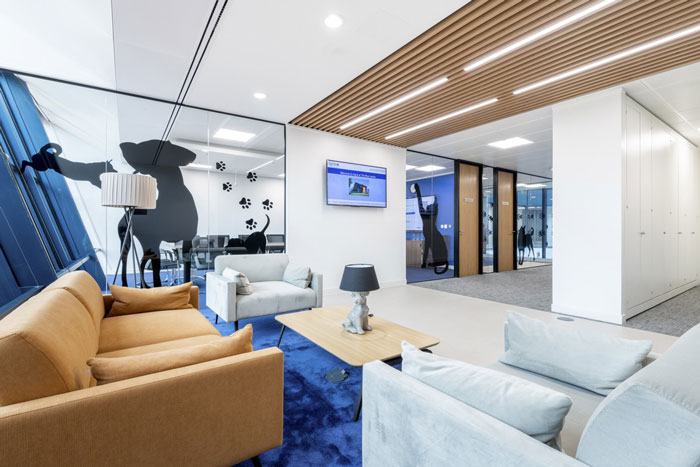 寵物醫(yī)院辦公室接待區(qū)裝修設計效果圖