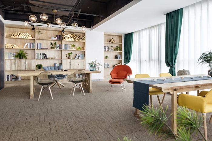 環保總經理辦公室裝修設計效果圖