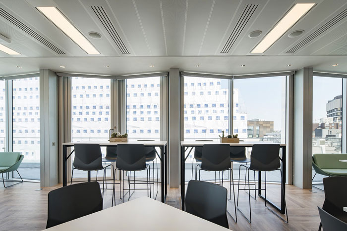 互聯網金融公司辦公室吧臺裝修設計效果圖