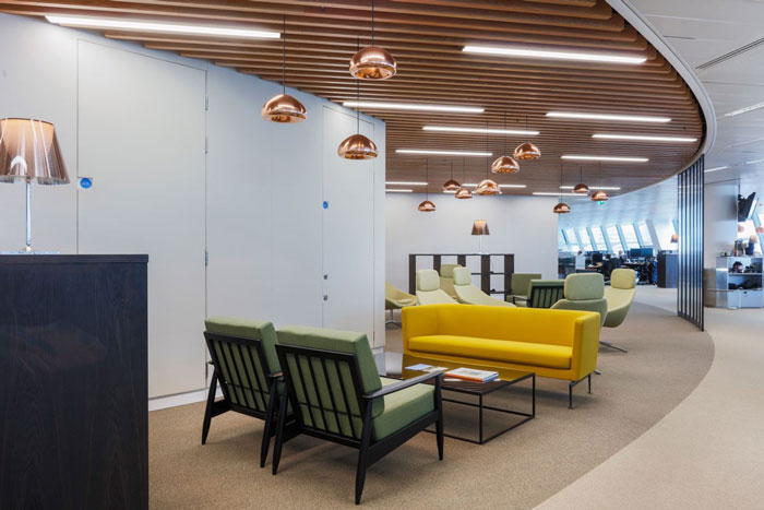 金融信息公司辦公室交流區裝修設計效果圖