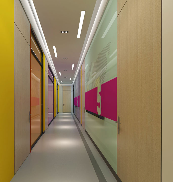 新公司辦公室過道裝修設計效果圖