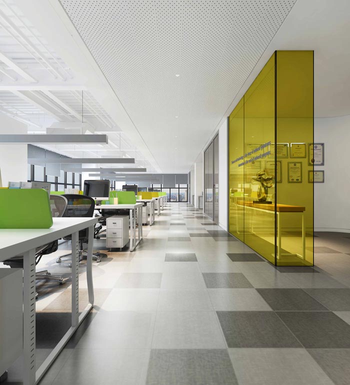 新公司辦公室辦公區裝修設計效果圖