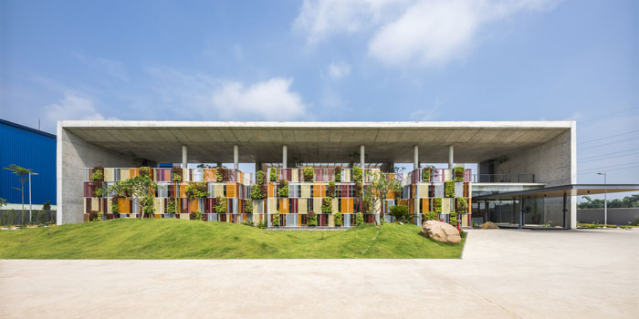 工廠行政大樓裝修設(shè)計效果圖